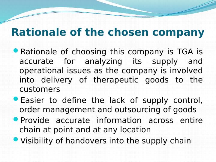 Procurement and Supply Chain Management: Therapeutic Goods Administration (TGA)_4