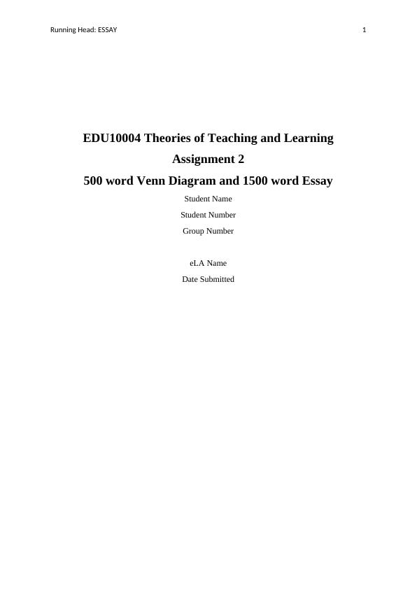 Theories of Teaching and Learning: A Comparison of Constructivism and Socio-Cultural Theory_1