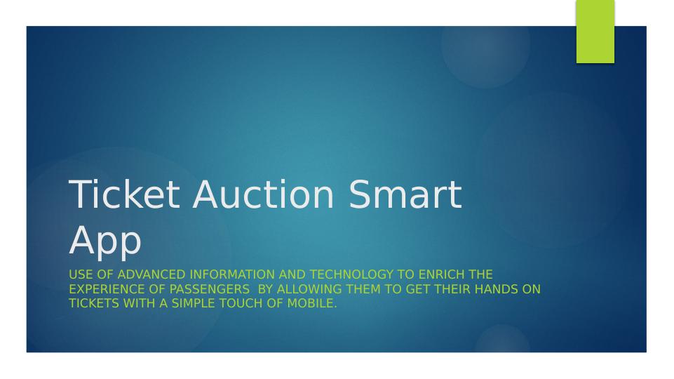 Ticket Auction Smart App: Enriching Passenger Experience with Advanced Technology_1