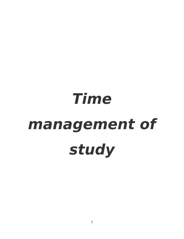Importance of Effective Time Management for Successful Study_1