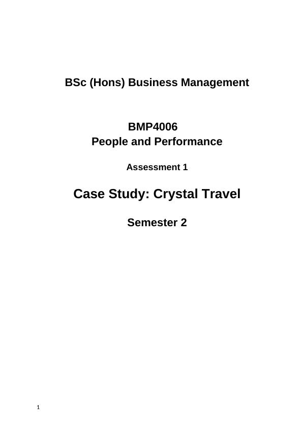 Tools and Techniques for Improving Organizational Performance and Employee Well-being: A Case Study of Crystal Travel_1
