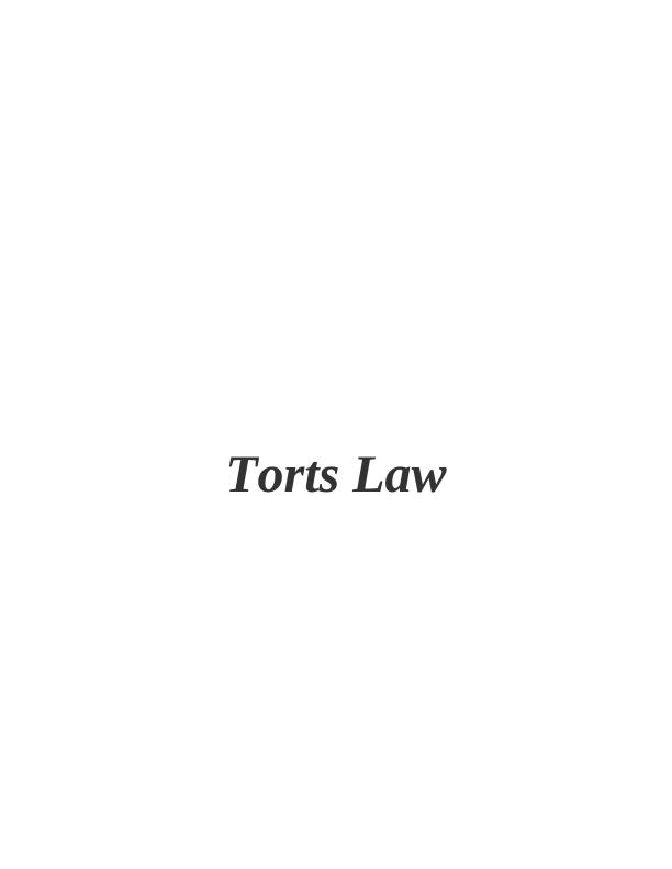 Tort Law: Private Nuisance, Trespass, and Defamation_1