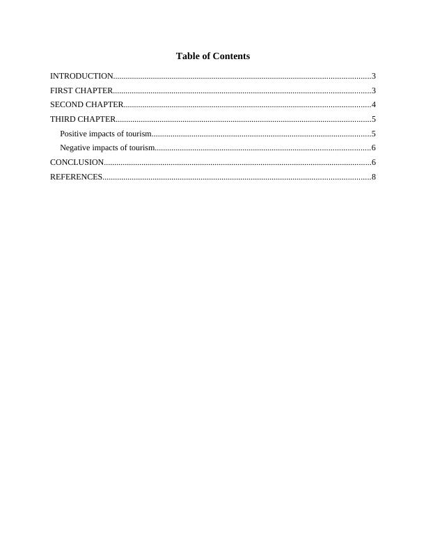 Tourism and Society: Positive and Negative Impacts on Global Destinations