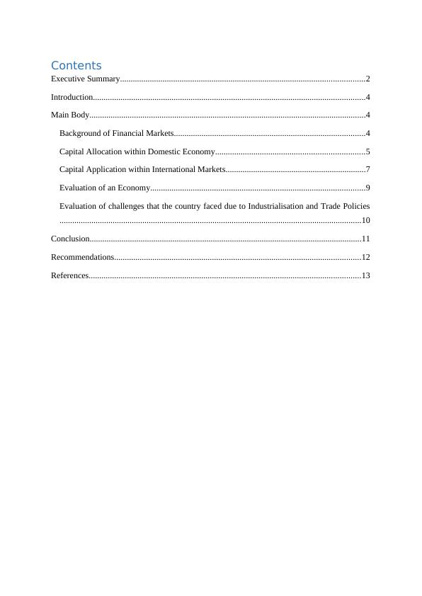 International Trade Finance & Investment London Exchange Group Analysis