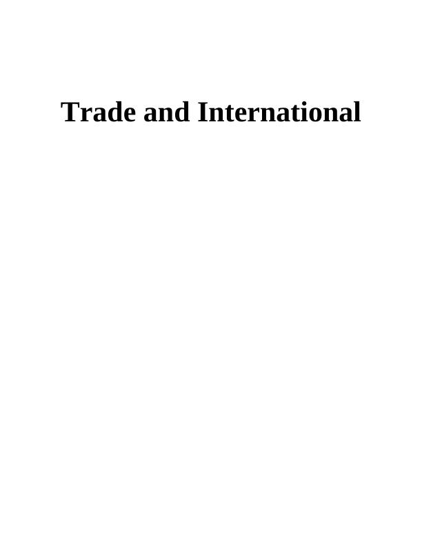 Trade and International_1