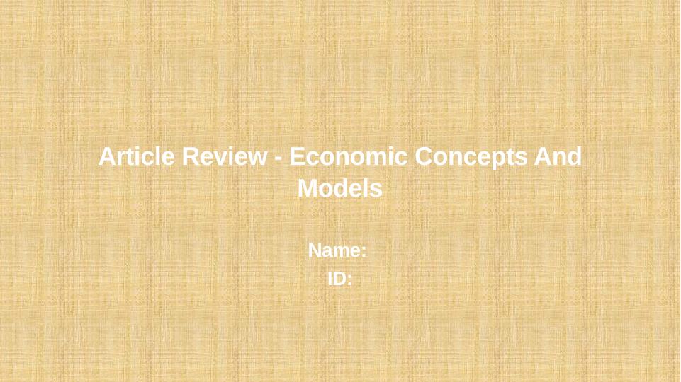 Exploring Economic Concepts and Models in Trampoline Business_2