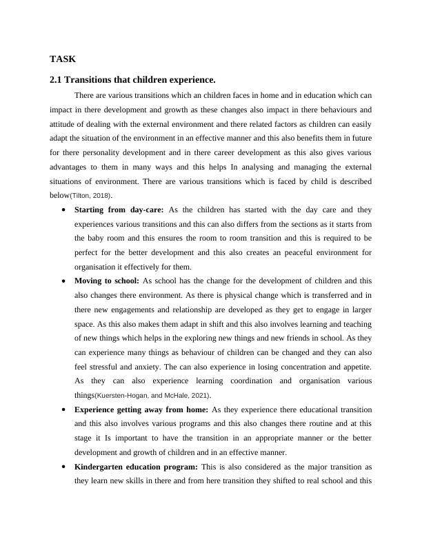 Transitions in Children's Life: Potential Effects and Role of Early Years Practitioner_4