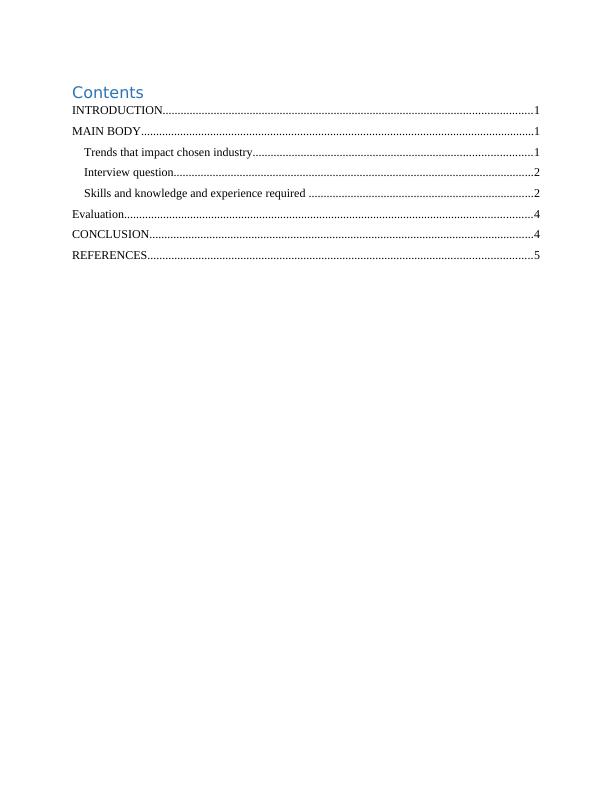 Trends and Skills Required in Retail Industry: A Career Viewpoint