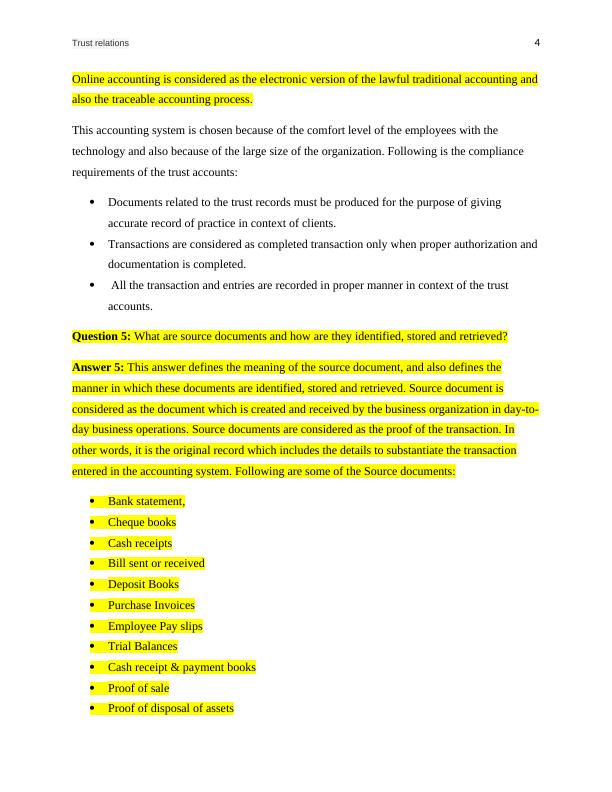 Trust Relations Understanding Trust Records, Compliance Requirements