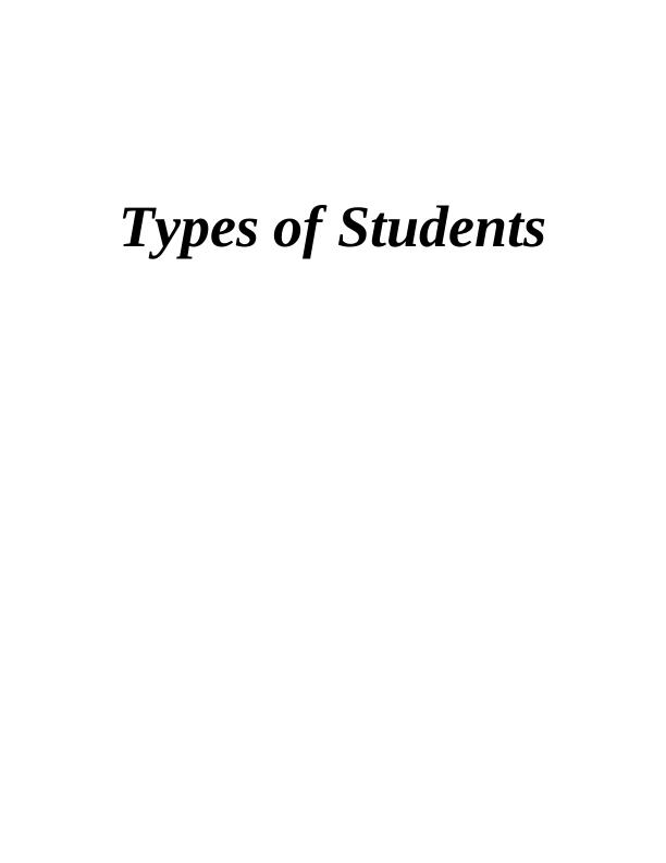 Types of Students and Learning Styles for Effective Learning_1