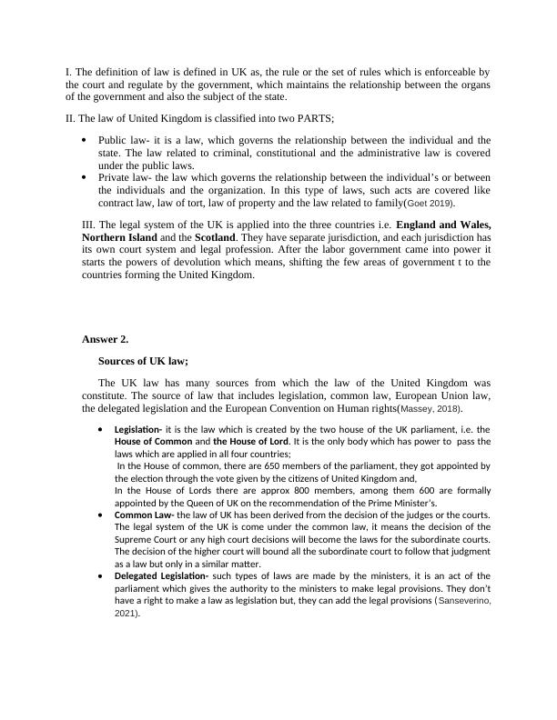 UK Law: Classification, Sources, and Characteristics_2