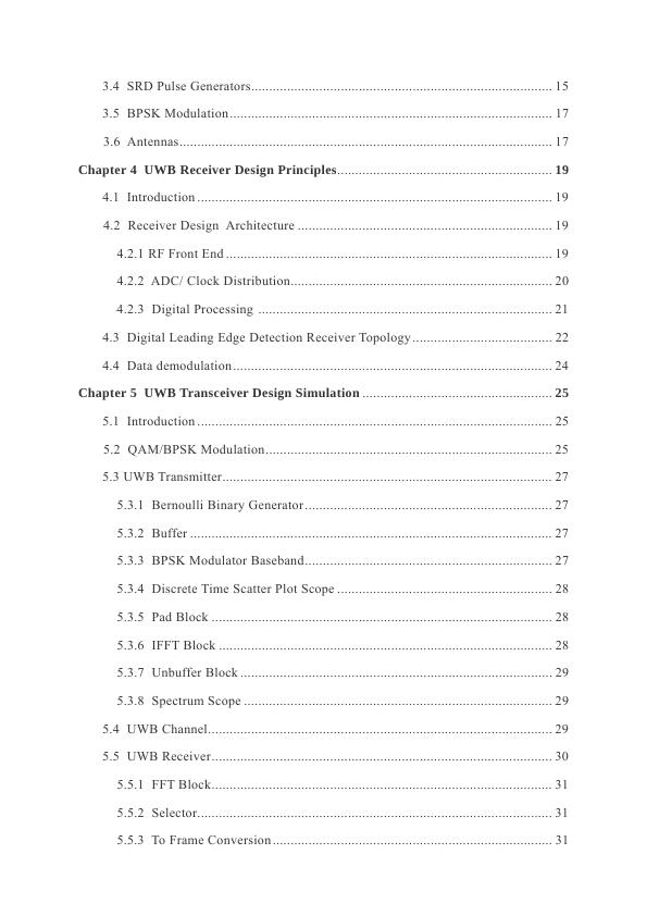 UltraWideband CommunicationTransceiver Design Desklib