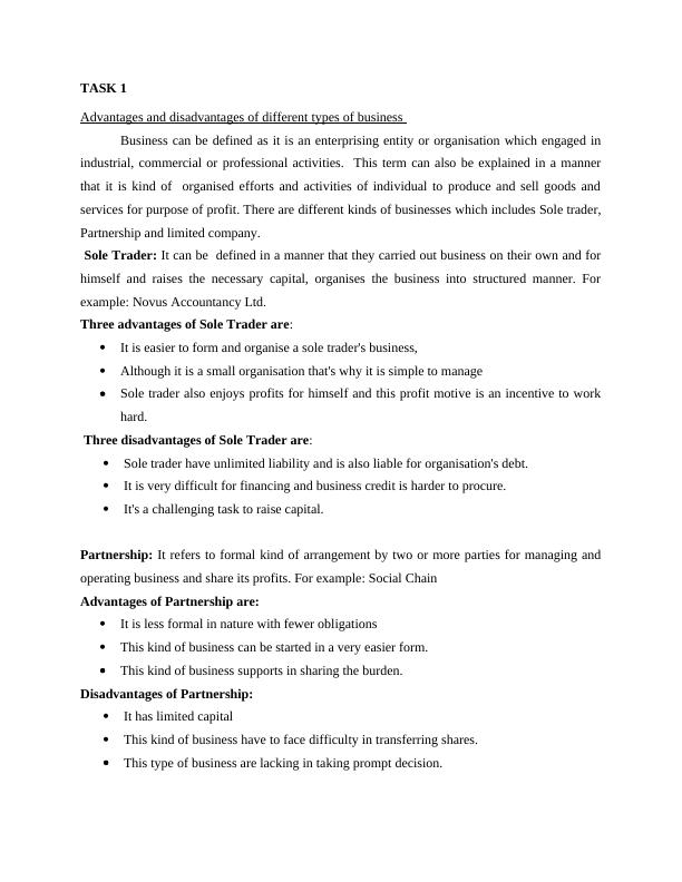 understanding business organisations assignment