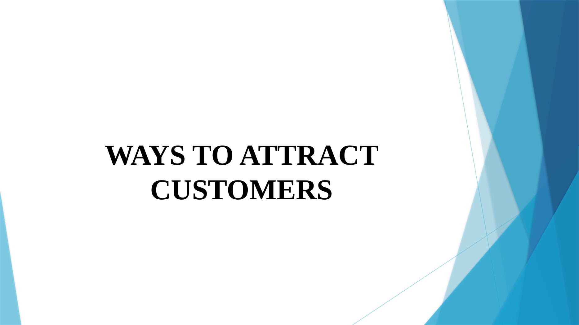 Understanding Customers Ways To Attract Customers Desklib 