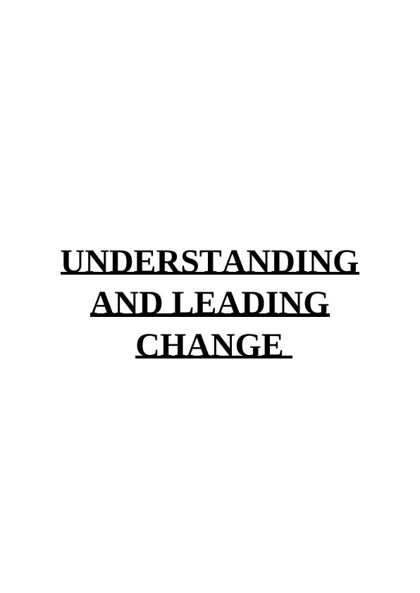 leading change case study essay