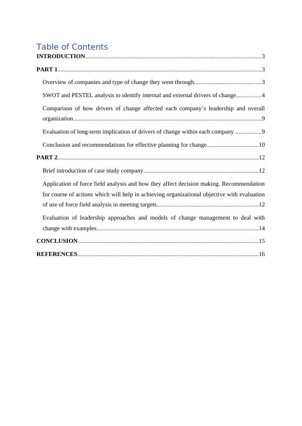 leading change case study essay