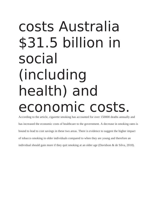 Analysis of Unemployment and Tobacco Reforms in Australia_4