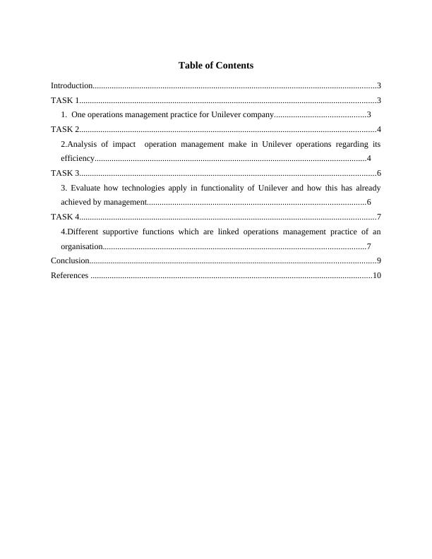 case study for operations management