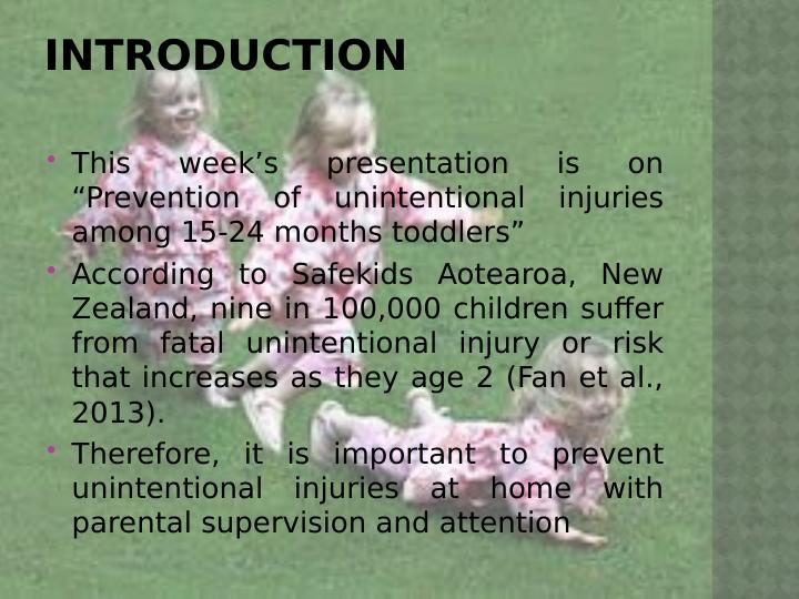 Prevention of Unintentional Injuries among 15-24 Months Old Toddlers_2