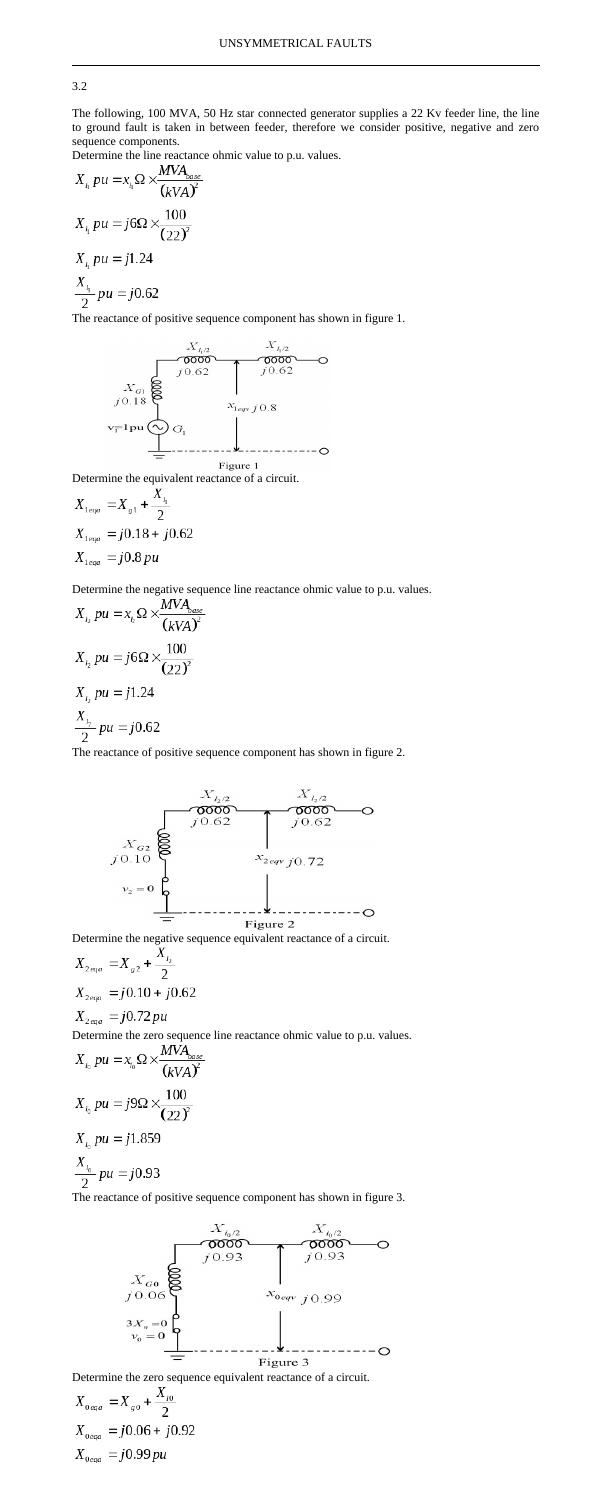 Unsymmetrical Faults In Power Systems: Analysis And Calculation - Desklib