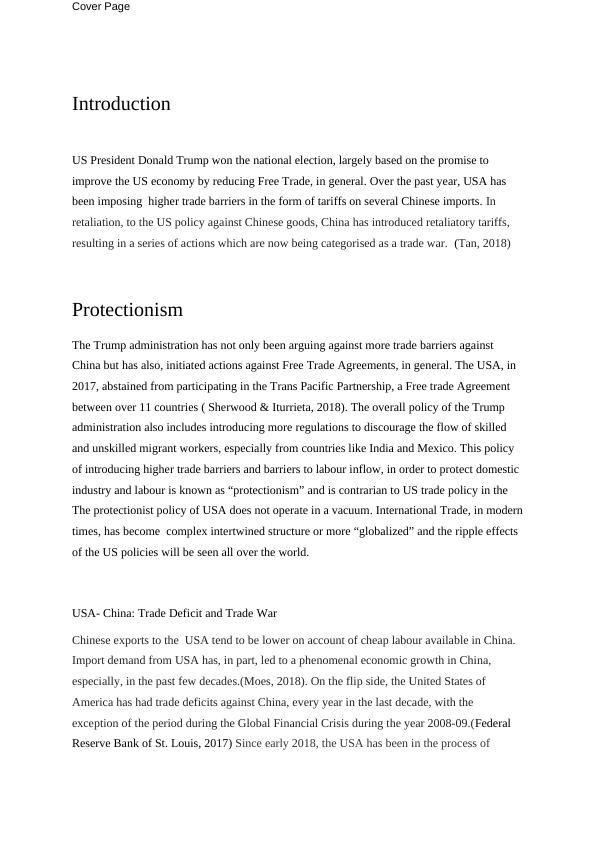 Pros and Cons of USA-China Trade War and Protectionist Policy_3