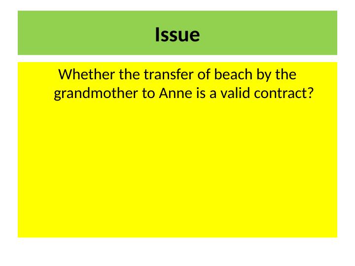 Validity of contract for transfer of beach and unfair contract amid John and Brown Suppliers Pty Ltd_2