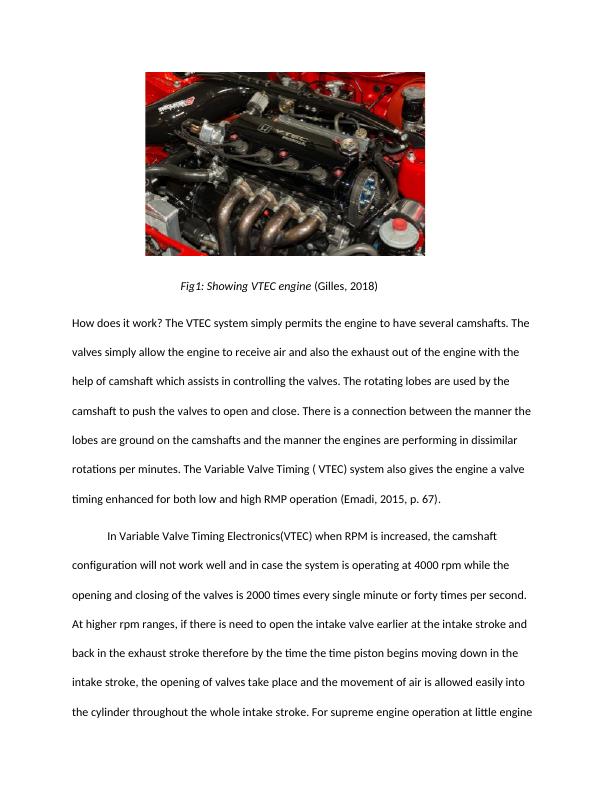 Comparison of VTEC and VVTL Variable Valve Timing Systems