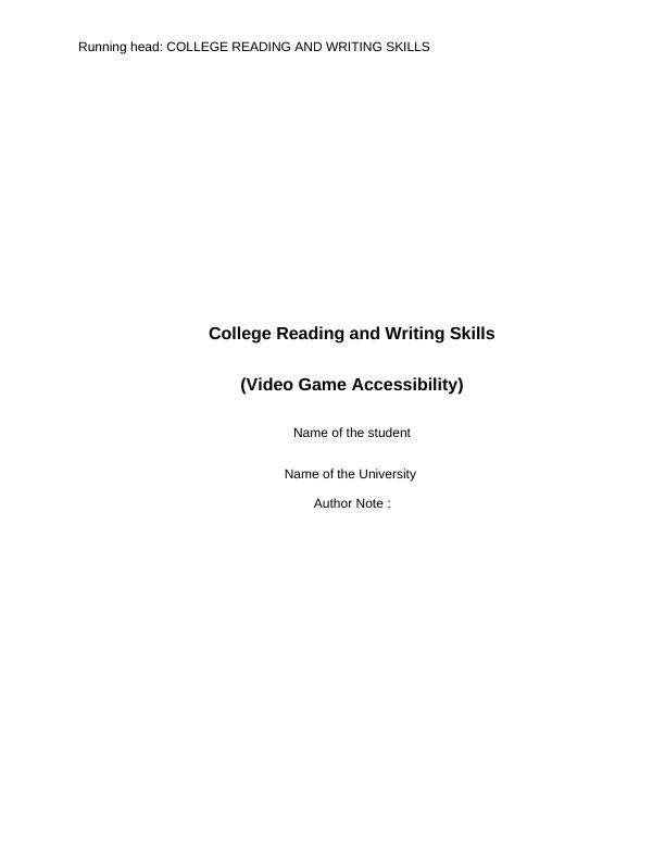 Video Game Accessibility Importance Of Accessibility In Gaming