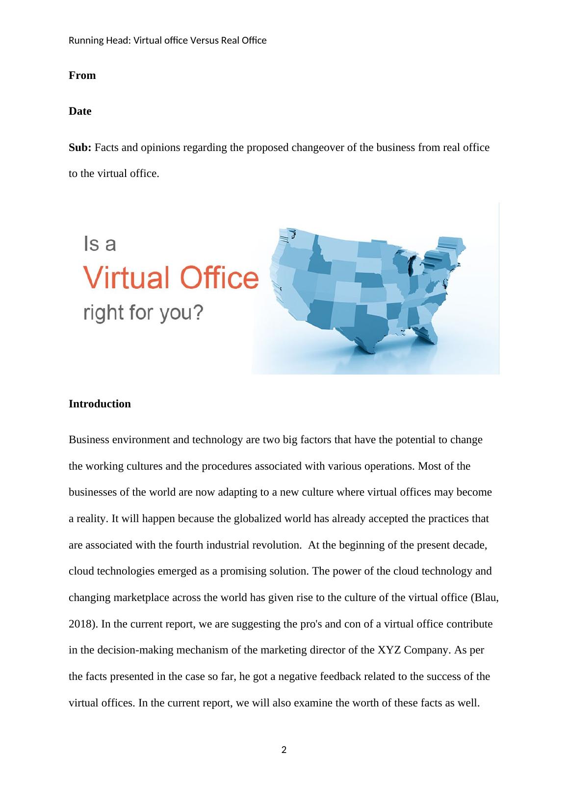 Virtual Office vs Real Office Pros and Cons