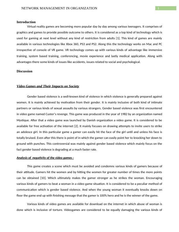 Impact of Virtual Reality Games on Society A Critical Analysis