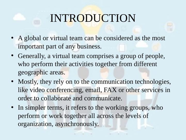 Leading and Managing Virtual Teams - Advantages, Disadvantages and Recommendations_2