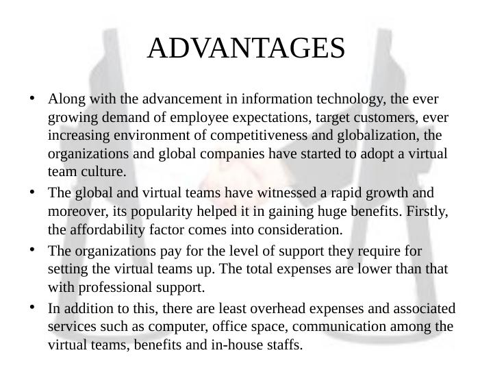 Leading and Managing Virtual Teams - Advantages, Disadvantages and Recommendations_3