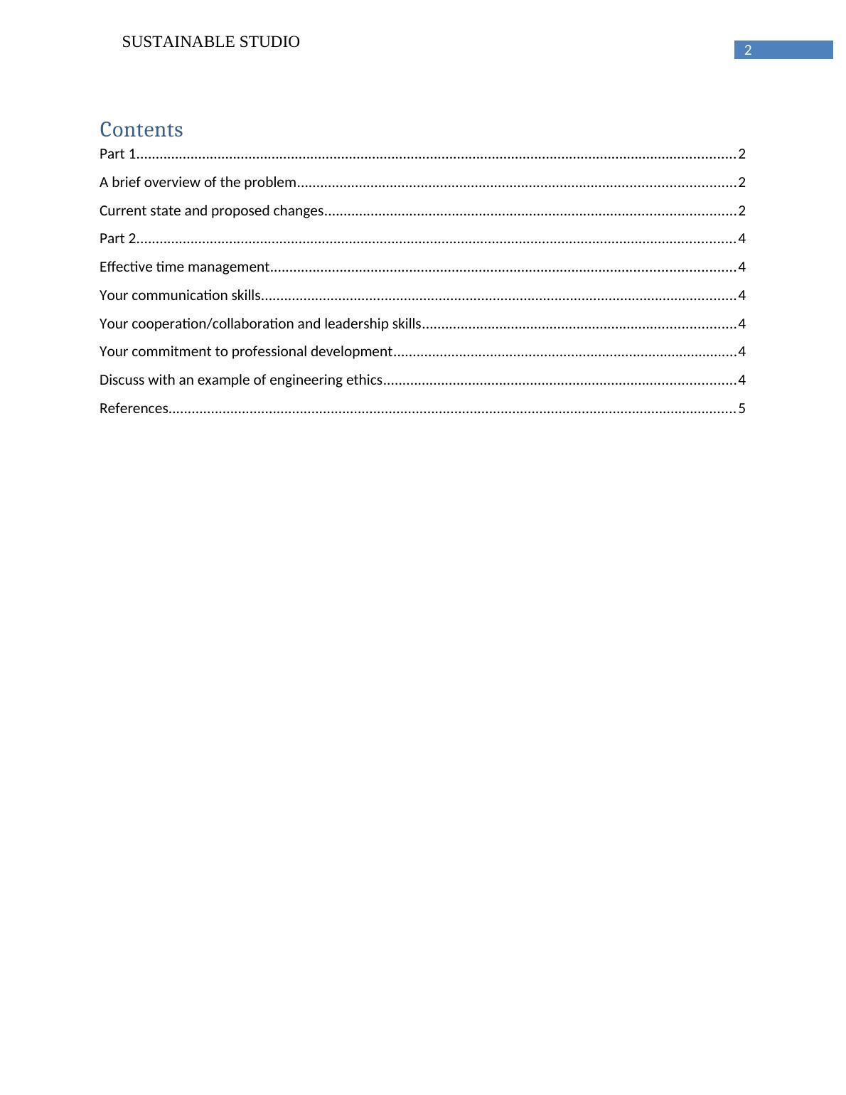 Water Conservation: Proposed Changes and Effective Management