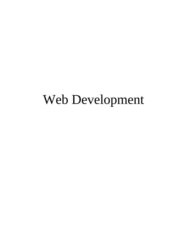 Web Development: Design, Development, Testing, Deployment_1