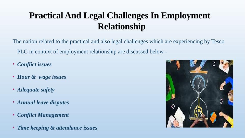 Work and the Employment Relationship: Practical and Legal Challenges and Recommendations_4