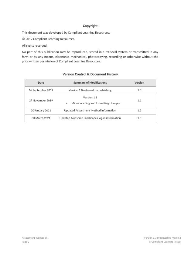 Contribute To Workplace Incident Response - Desklib Assessment Workbook