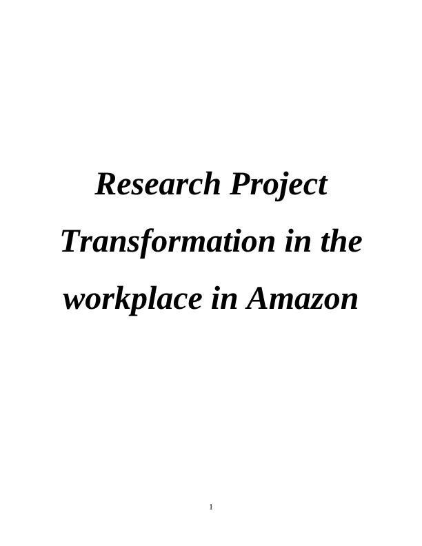 Transformation in the workplace in Amazon_1