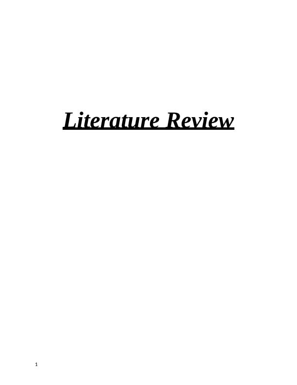 Literature Review on World Remit Company_1