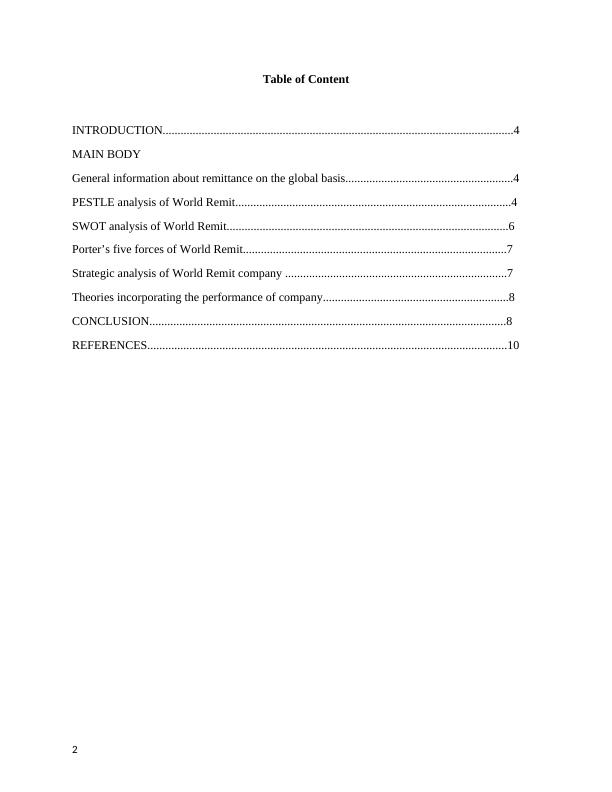 Literature Review on World Remit Company_2