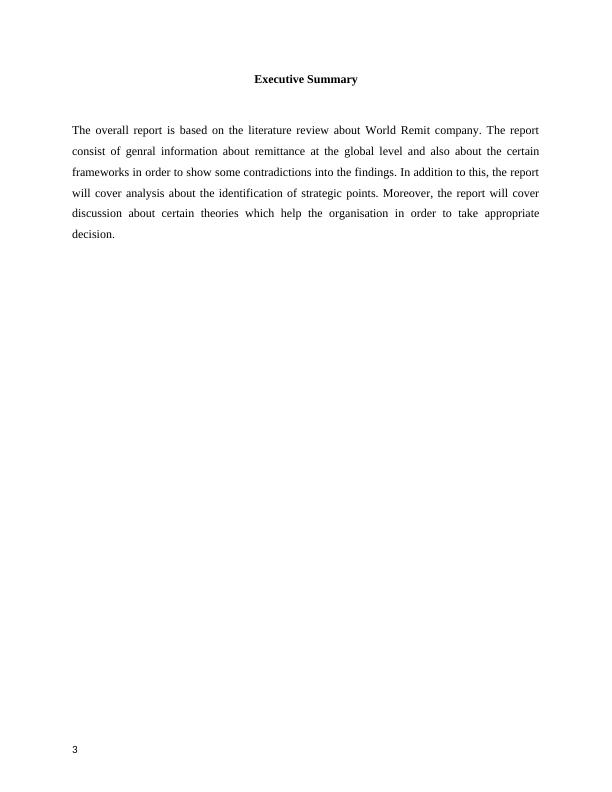 Literature Review on World Remit Company_3