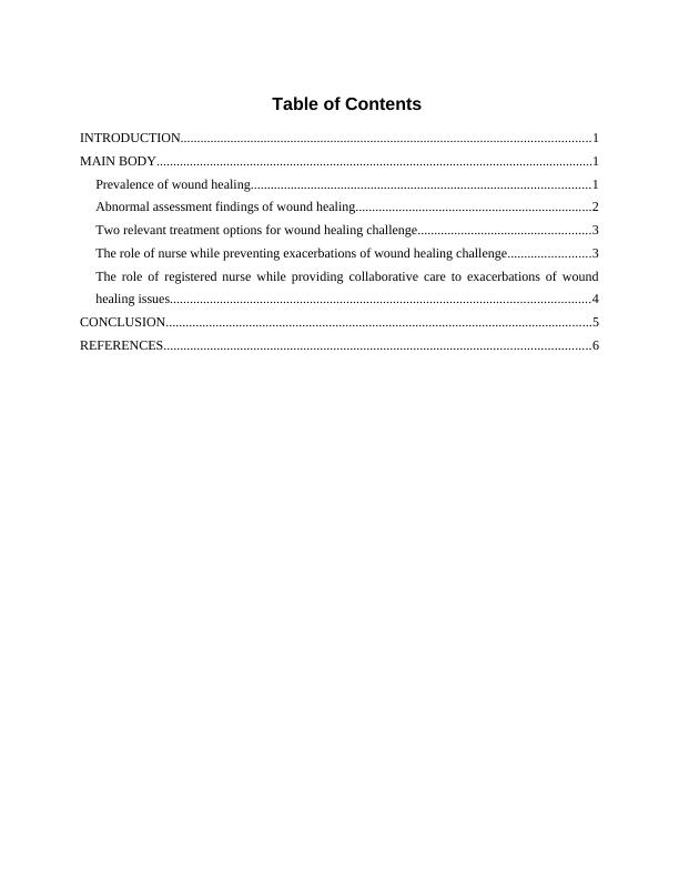 Challenges in Wound Healing: Abnormal Assessment Findings and Treatment ...