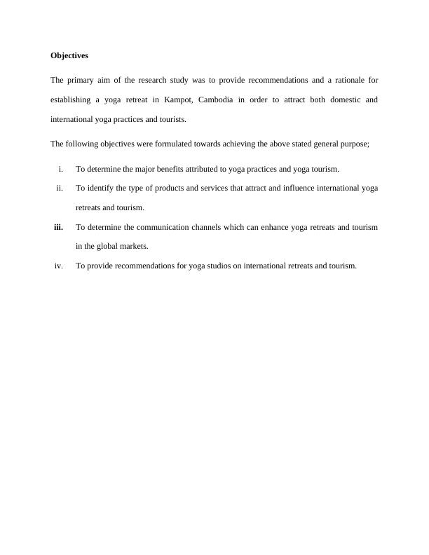 Establishing a Yoga Retreat in Kampot, Cambodia Benefits, Products