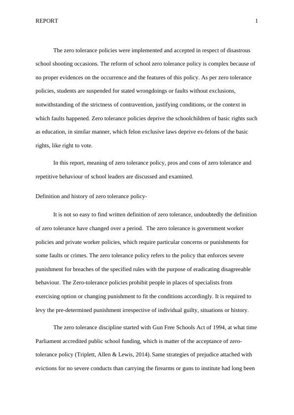 Zero Tolerance Policy in Education Definition, Pros and Cons, and